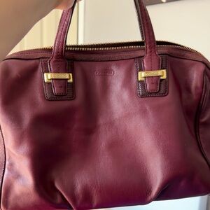 Coach leather satchel